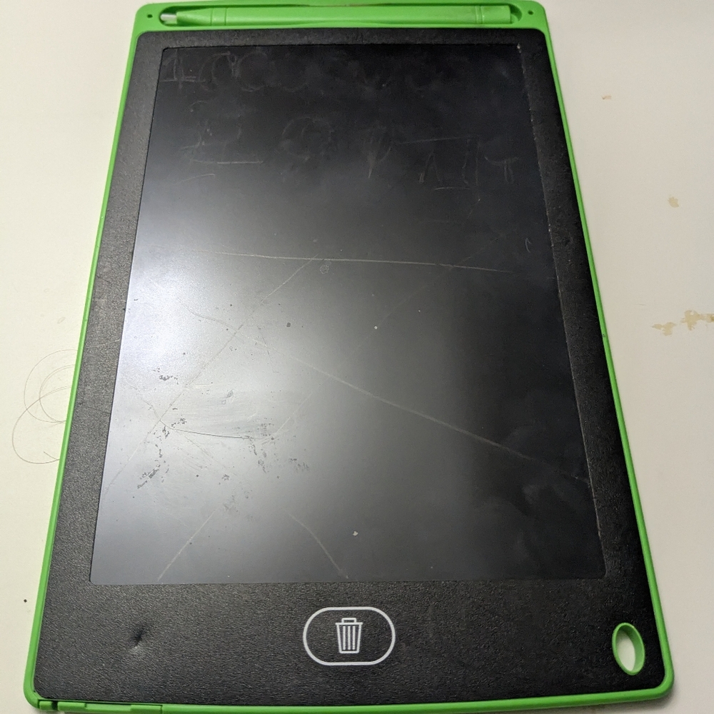Blue LCD Writing Tablet - Picture 2 of 2